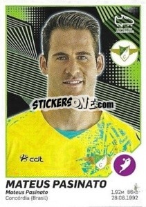 Cromo Mateus Pasinato - Futebol 2021-2022 - Panini