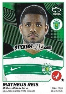 Figurina Matheus Reis - Futebol 2021-2022 - Panini