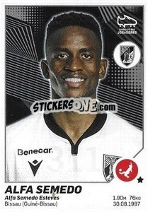 Sticker Alfa Semedo - Futebol 2021-2022 - Panini