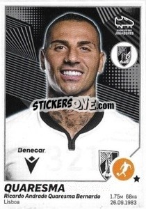 Sticker Quaresma - Futebol 2021-2022 n. 321 - Panini
