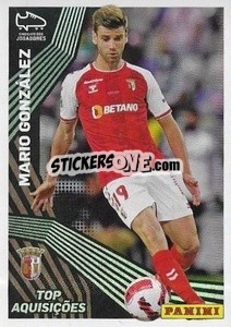 Figurina Mario González (Braga) - Futebol 2021-2022 - Panini