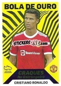 Sticker Cristiano Ronaldo (Bola De Ouro) - Futebol 2021-2022 n. 379bis - Panini