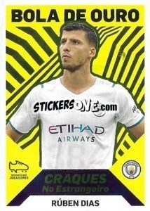 Sticker Rúben Dias (Manchester City) - Futebol 2021-2022 n. 384 - Panini
