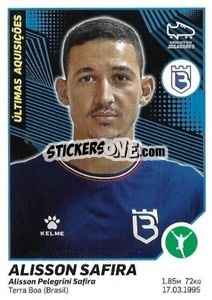 Sticker Alisson Safira (Belenenses Sad) - Futebol 2021-2022 - Panini