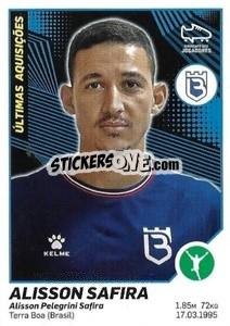 Figurina Alisson Safira (Belenenses Sad) - Futebol 2021-2022 - Panini