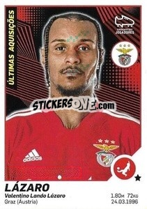 Sticker Lázaro (Benfica) - Futebol 2021-2022 n. 388 - Panini
