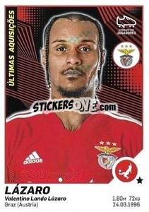 Cromo Lázaro (Benfica) - Futebol 2021-2022 - Panini