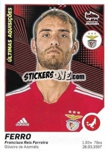Sticker Ferro (Benfica) - Futebol 2021-2022 - Panini