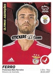 Sticker Ferro (Benfica) - Futebol 2021-2022 n. 389 - Panini
