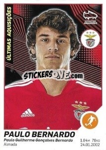 Sticker Paulo Bernardo (Benfica) - Futebol 2021-2022 - Panini