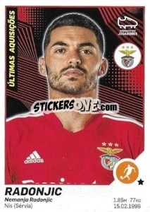 Figurina Radonjic (Benfica) - Futebol 2021-2022 - Panini