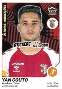 Sticker Yan Couto (Braga) - Futebol 2021-2022 - Panini