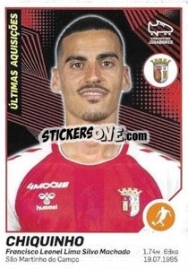 Cromo Chiquinho (Braga) - Futebol 2021-2022 - Panini