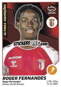 Sticker Roger Fernandes (Braga) - Futebol 2021-2022 n. 398 - Panini