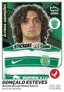 Figurina Gonçalo Esteves (Sporting) - Futebol 2021-2022 - Panini