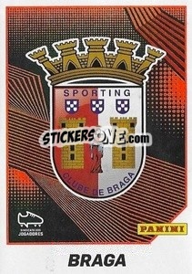 Figurina Emblema Braga - Futebol 2021-2022 - Panini