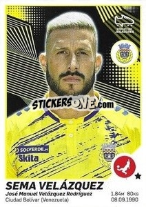 Cromo Sema Velázquez - Futebol 2021-2022 - Panini