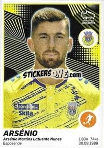 Sticker Arsénio - Futebol 2021-2022 - Panini