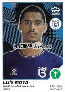 Sticker Luís Mota - Futebol 2021-2022 n. 54 - Panini