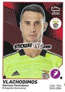 Sticker Odisseas Vlachodimos - Futebol 2021-2022 n. 55 - Panini