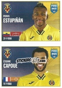 Figurina Pervis Estupiñán / Étienne Capoue - FIFA 365 2022 - Panini