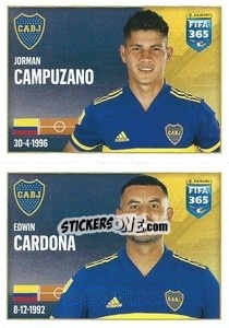 Sticker Jorman Campuzano / Edwin Cardona - FIFA 365 2022 n. 9 - Panini