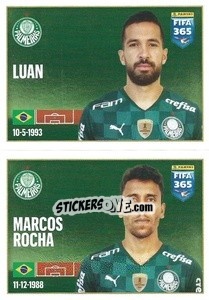 Cromo Luan / Marcos Rocha - FIFA 365 2022 - Panini