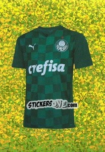 Cromo Palmeiras team uniform - FIFA 365 2022 - Panini