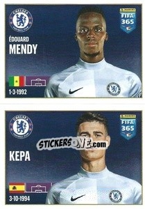 Sticker Édouard Mendy / Kepa - FIFA 365 2022 n. 34 - Panini