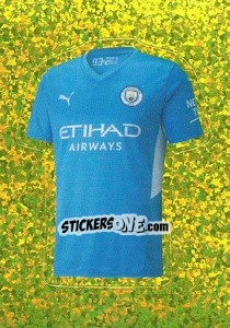 Sticker Manchester City team uniform - FIFA 365 2022 - Panini
