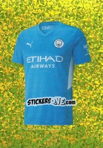 Sticker Manchester City team uniform - FIFA 365 2022 n. 77 - Panini