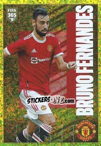 Sticker Bruno Fernandes - FIFA 365 2022 n. 90 - Panini