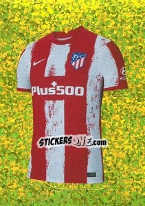 Sticker Atlético de Madrid team uniform - FIFA 365 2022 n. 107 - Panini