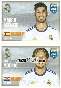 Cromo Marco Asensio / Luka Modric