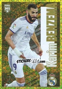 Figurina Karim Benzema - FIFA 365 2022 - Panini