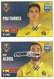 Cromo Pau Torres / Raúl Albiol - FIFA 365 2022 - Panini