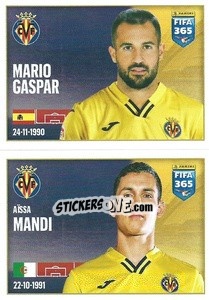 Sticker Mario Gaspar / Aissa Mandi - FIFA 365 2022 n. 142 - Panini