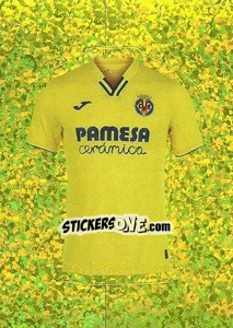 Sticker Villarreal CF team uniform - FIFA 365 2022 - Panini