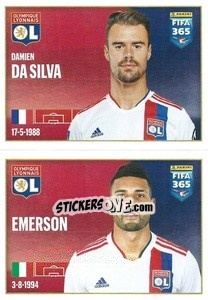 Sticker Damien Da Silva / Emerson Palmieri - FIFA 365 2022 - Panini