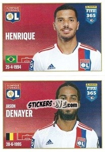 Sticker Henrique / Jason Denayer - FIFA 365 2022 - Panini
