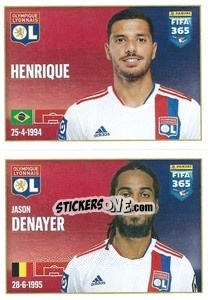 Sticker Henrique / Jason Denayer - FIFA 365 2022 n. 156 - Panini