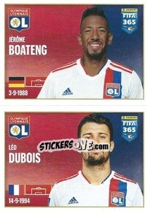 Sticker Jéròme Boateng / Léo Dubois - FIFA 365 2022 - Panini