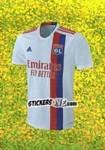 Sticker Olympique Lyonnais team uniform