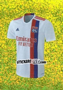 Cromo Olympique Lyonnais team uniform