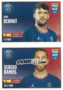 Sticker Juan Bernat / Sergio Ramos