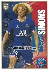 Sticker Xavi Simons - FIFA 365 2022 n. 181 - Panini
