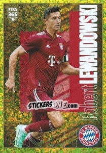 Sticker Robert Lewandowski - FIFA 365 2022 n. 195 - Panini