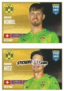 Sticker Gregor Kobel / Marwin Hitz - FIFA 365 2022 n. 199 - Panini