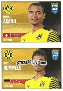 Sticker Manuel Akanji / Mats Hummels