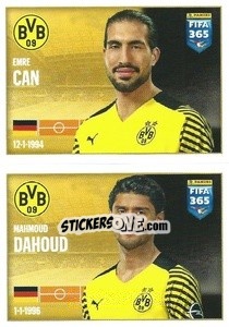 Sticker Emre Can / Mahmoud Dahoud - FIFA 365 2022 n. 204 - Panini